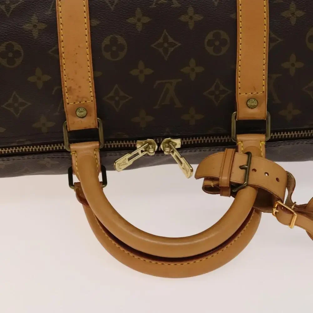LOUIS VUITTON Monogram Keepall 55 Boston Bag M41424